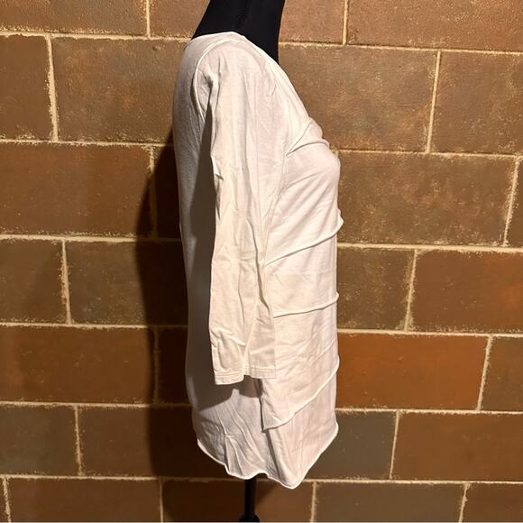 Neon Buddha Layer Look White Bandage Style Top Women's XS - Picture 4 of 7